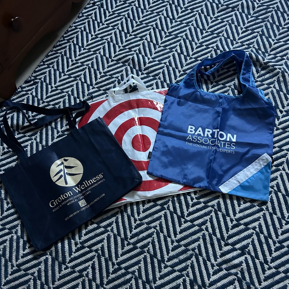 Bundle of 3 Reusable Tote Bags